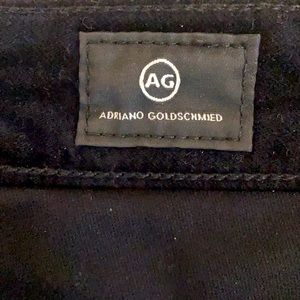 AG Black velvet jeans Sz31